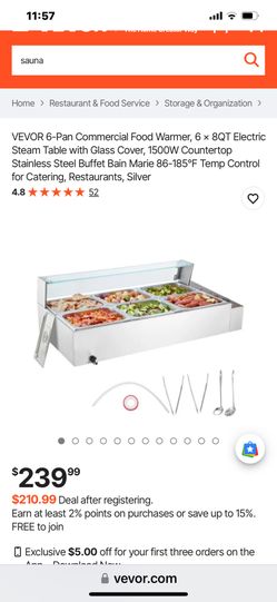 Vevor Food Warmer