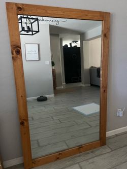 Mirror Wood 5ftx 3ft