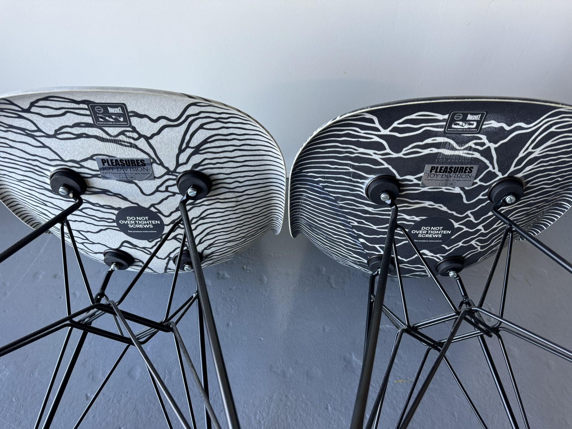 pleasures x joy division x modernica chairs for Sale in Los