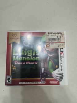 Luigi’s Mansion Dark Moon 3ds