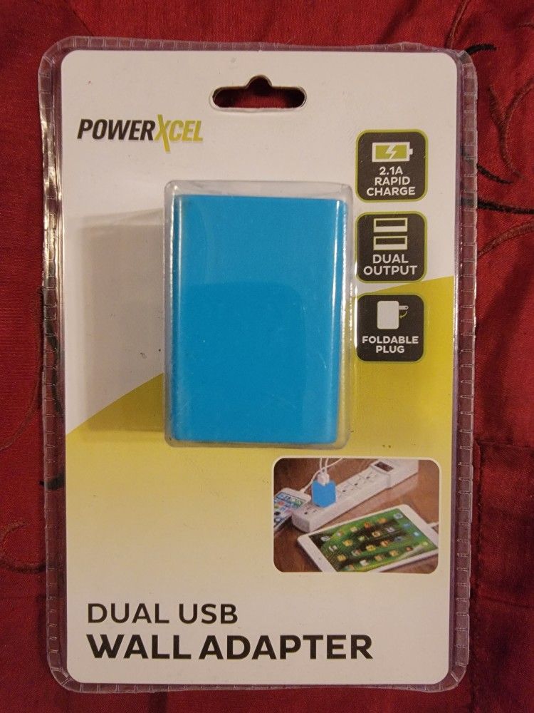 PoweXcel Dual USB WALL ADAPTER/NEW