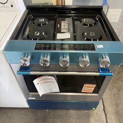 Kitchen-aid 5.0 Cu. Ft. Smart Slide-In Gas Range With Convection Cooking Modes