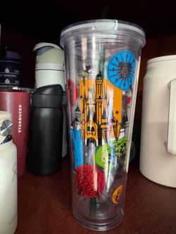 Starbucks Disney Parks Acrylic Tumbler with Straw