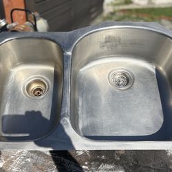 stainless Steel Double Kitchen Sink Claremont Mesa
