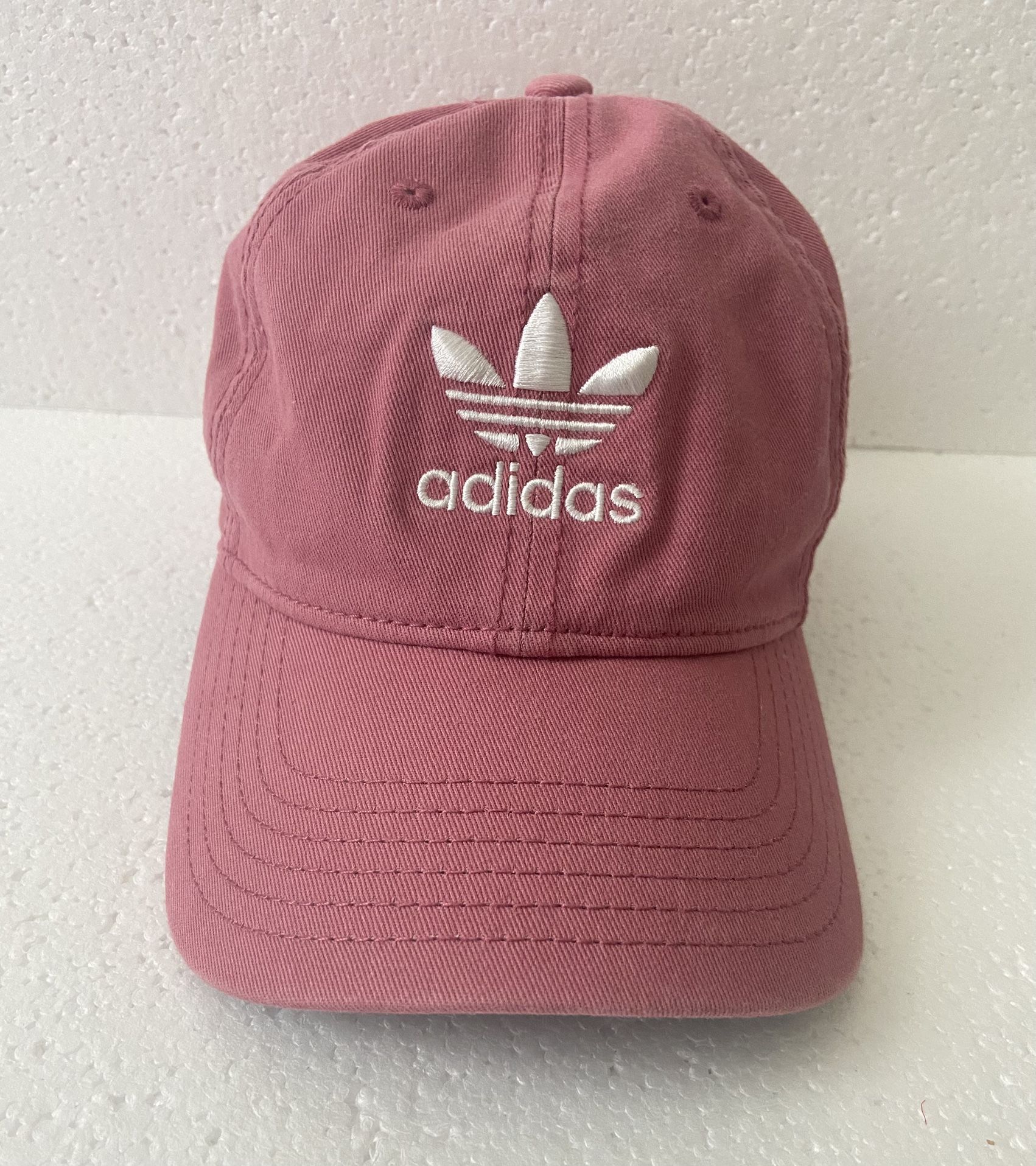 Adidas Pink Club Cap Hat Back Embroidered Logo Adjustable Women’s One Size