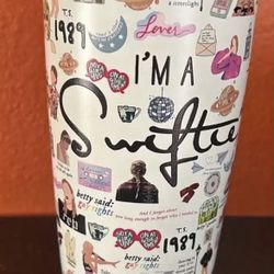New Taylor Swift I’m A Swiftie Tumbler. Really Nice! 