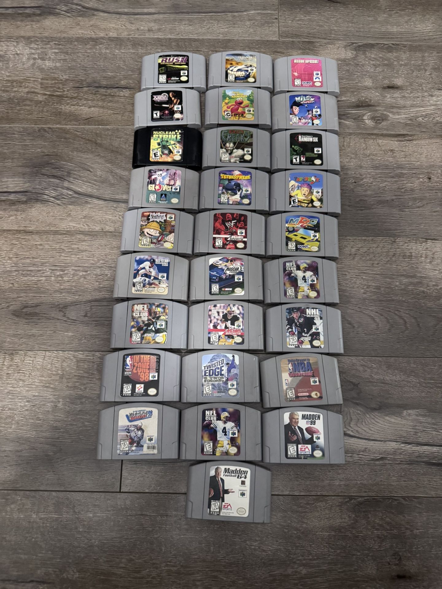 Nintendo 64 Video Game Lot