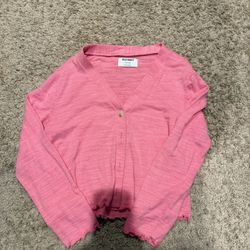 Girls Old Navy Pink Cardigan XL 14/16