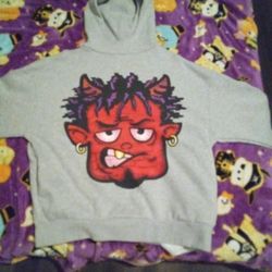 Hoodie In Gray Brand TAKER size Small