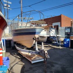 23 Feet Cobalt With Galvanized  Trailer