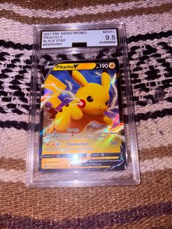 Pikachu V Black Star Promo SWSH061 PSA 9.5 Pokemon card