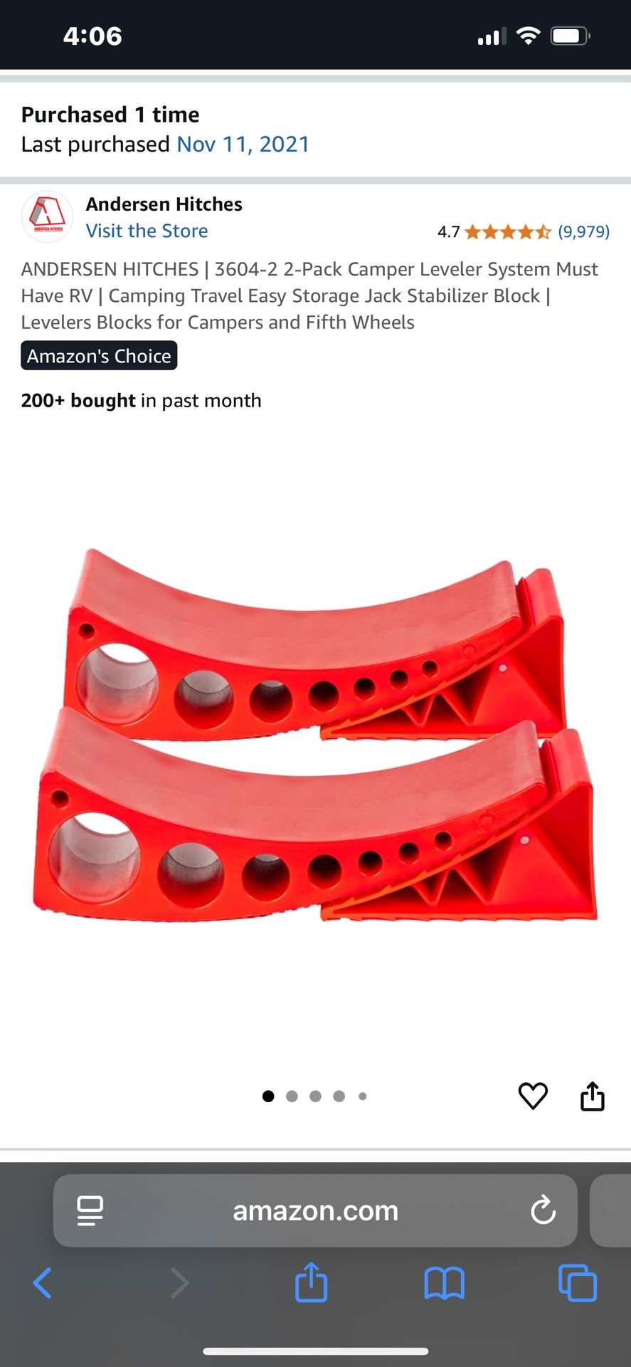 Anderson Camper Leveler System