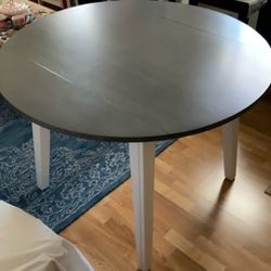 42 “ Round  Drop Leaf Table