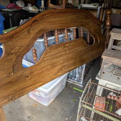 Free! King Size Heavy Wood Head Board 