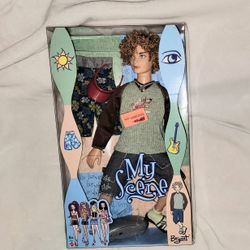 MATTEL 2002 MY SCENE BRYANT BOY DOLL RETIRED BARBIE SERIES