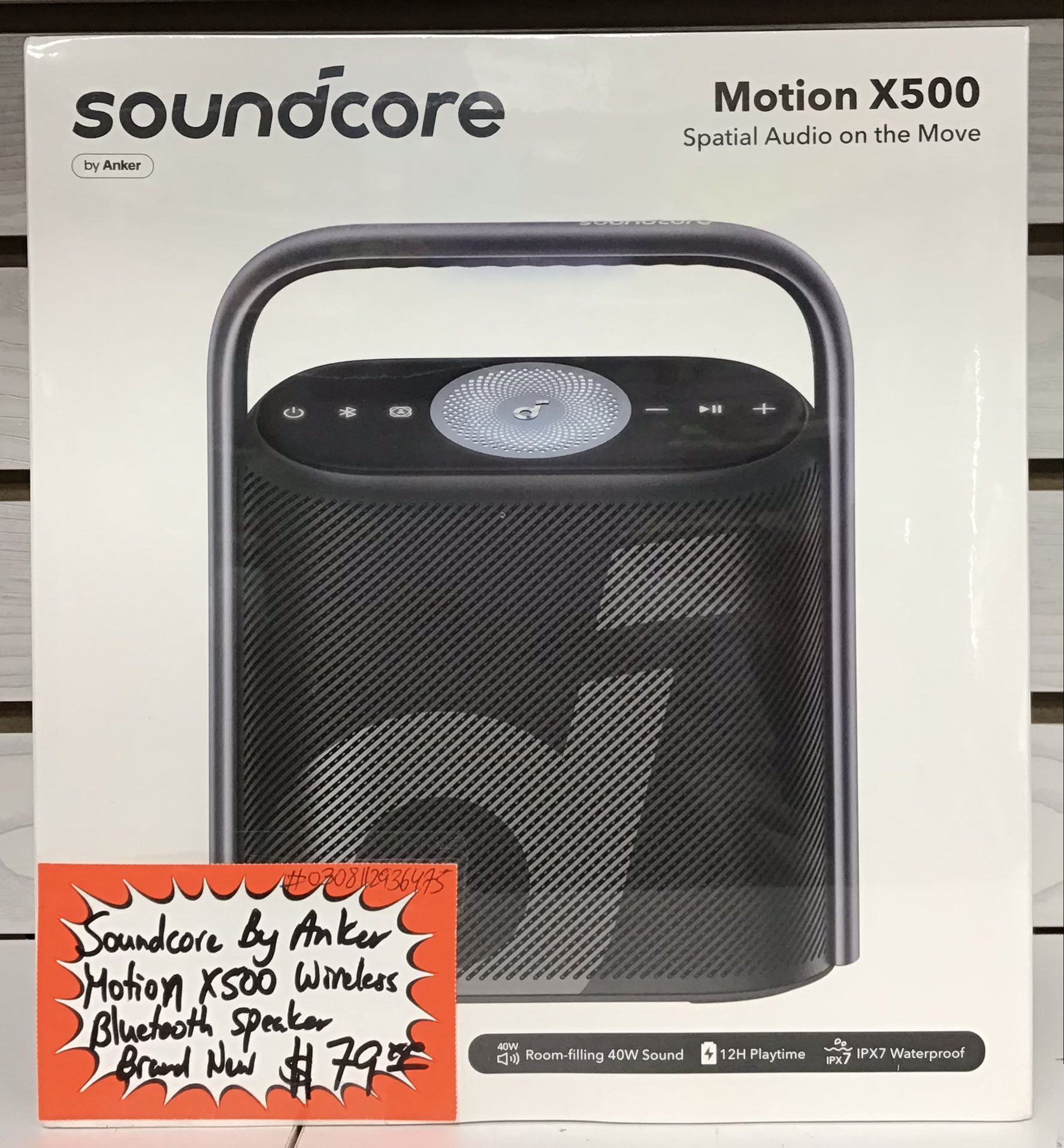 Soundcore By Anker Motion X500 Wireless Bluetooth Speaker Brand New