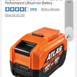 Atlas 80v 4ah And 40v 8ah Battery 