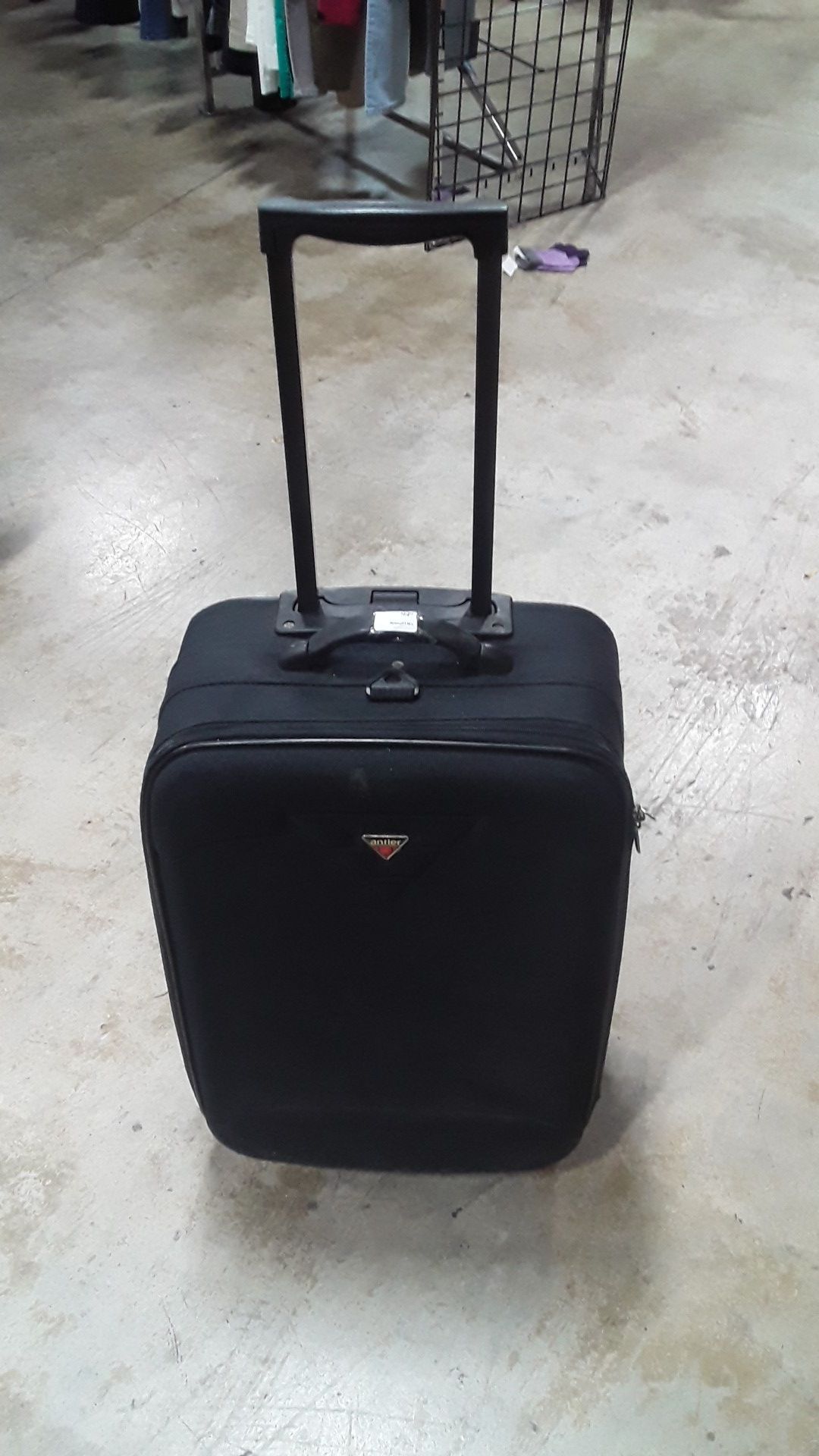 Antler black suitcase