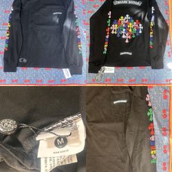 black chrome hearts long sleeve 