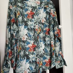 Men’s Tommy Bahama L/S Floral Button Down 