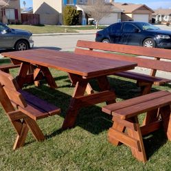 Custom Build Picnic Tables.