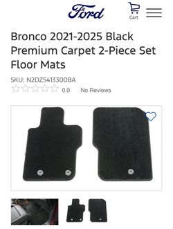 2024 Bronco Floor Mats