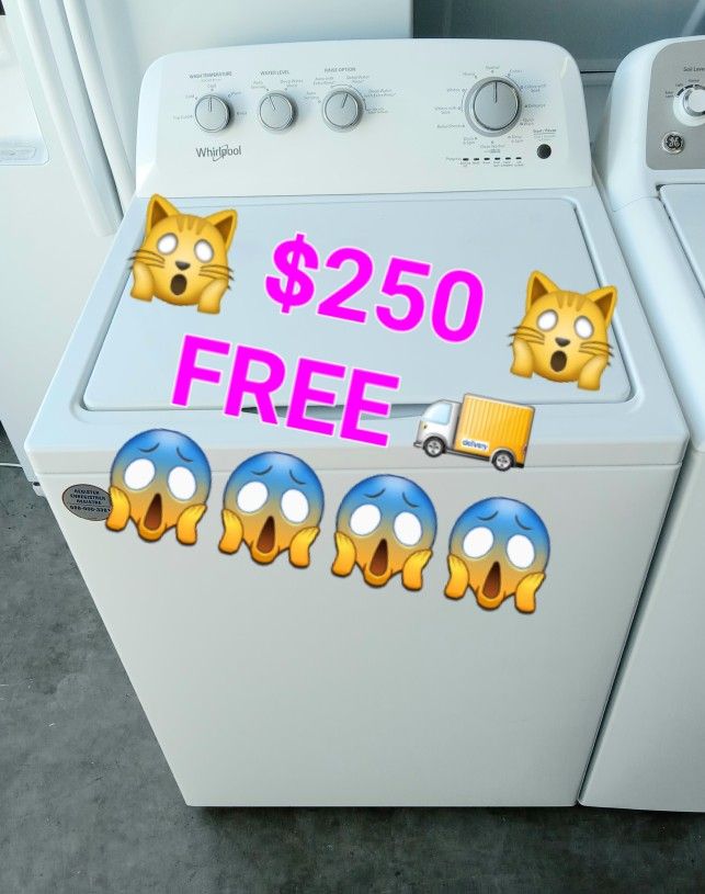 Washer Whirlpool Top Load Super Capacity FREE Delivery 