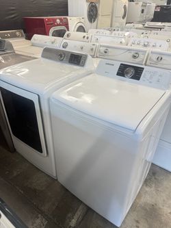 Used Samsung Washer and Gas Dryer TopLoad