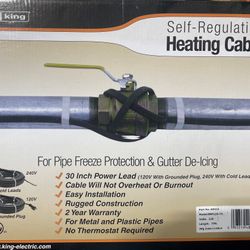 King Ice Melt Cable 120v. 50ft, 75ft, 100ft Options