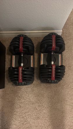 Bowflex adjustable dumbbells