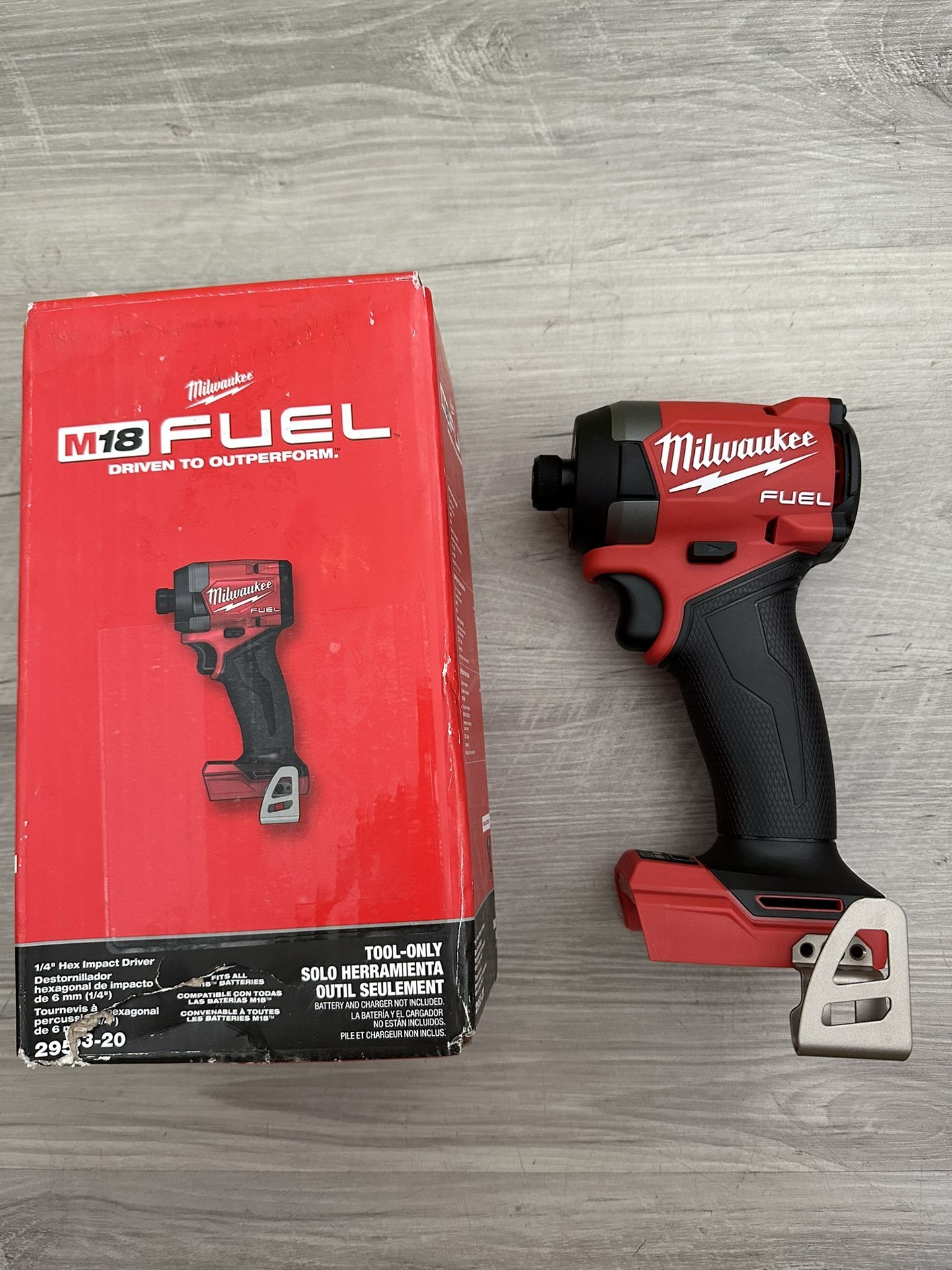 Milwaukee M18 FUEL 18V Lithium-Ion Brushless Cordless 1/4 in. Hex Impact Driver (Tool-Only)