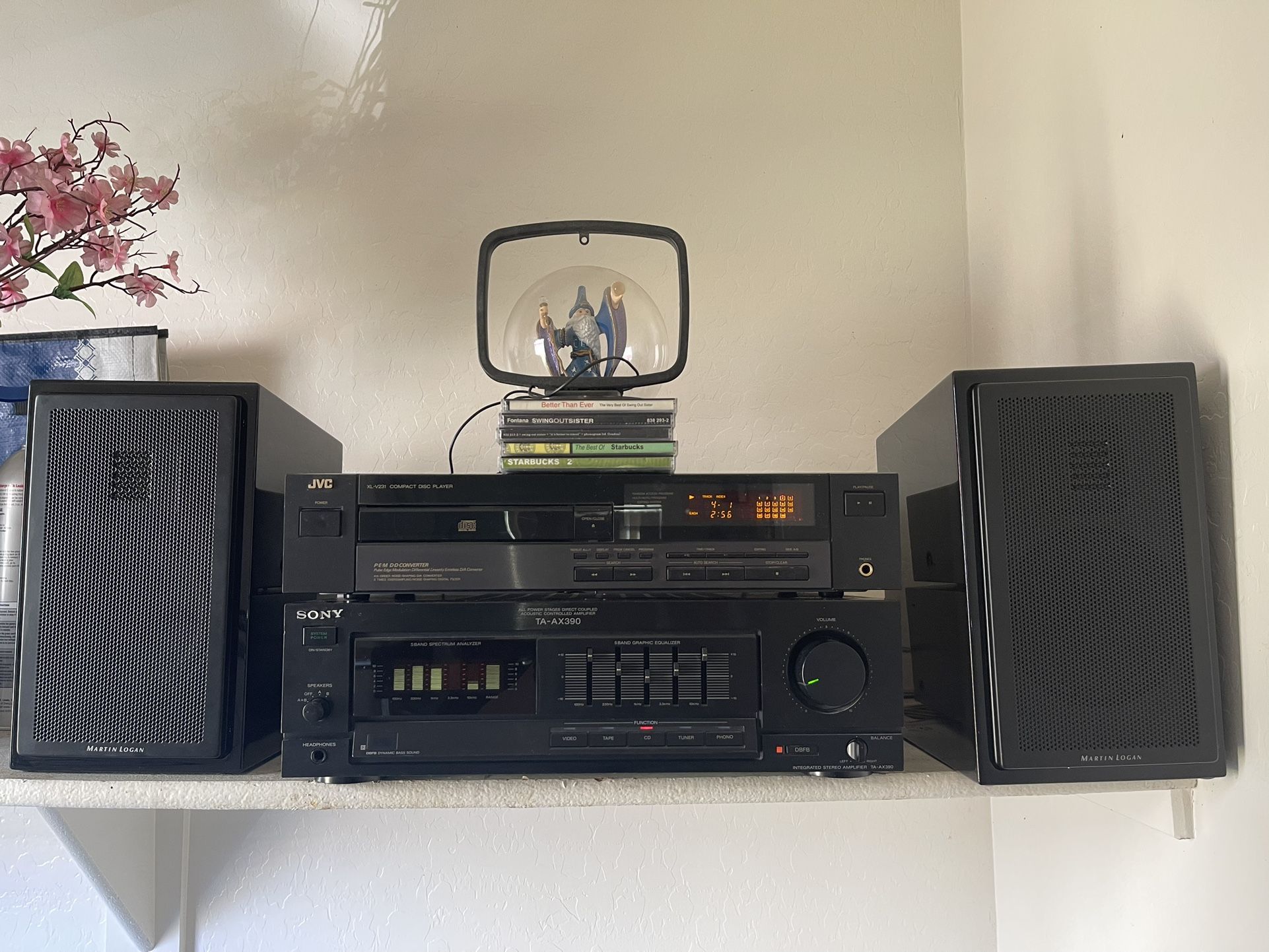 SONY and JVC Vintage Stereo in Perfect Condition (Great Sound Quality