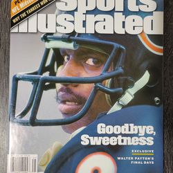 1999 Walter Payton Sports Illustrated Farewell Magazine Chicago Bears Rip