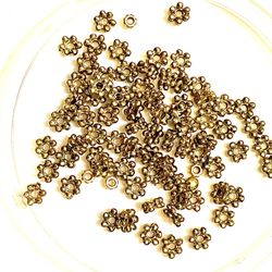 Lot Of Over 70 Double Spacer Beads