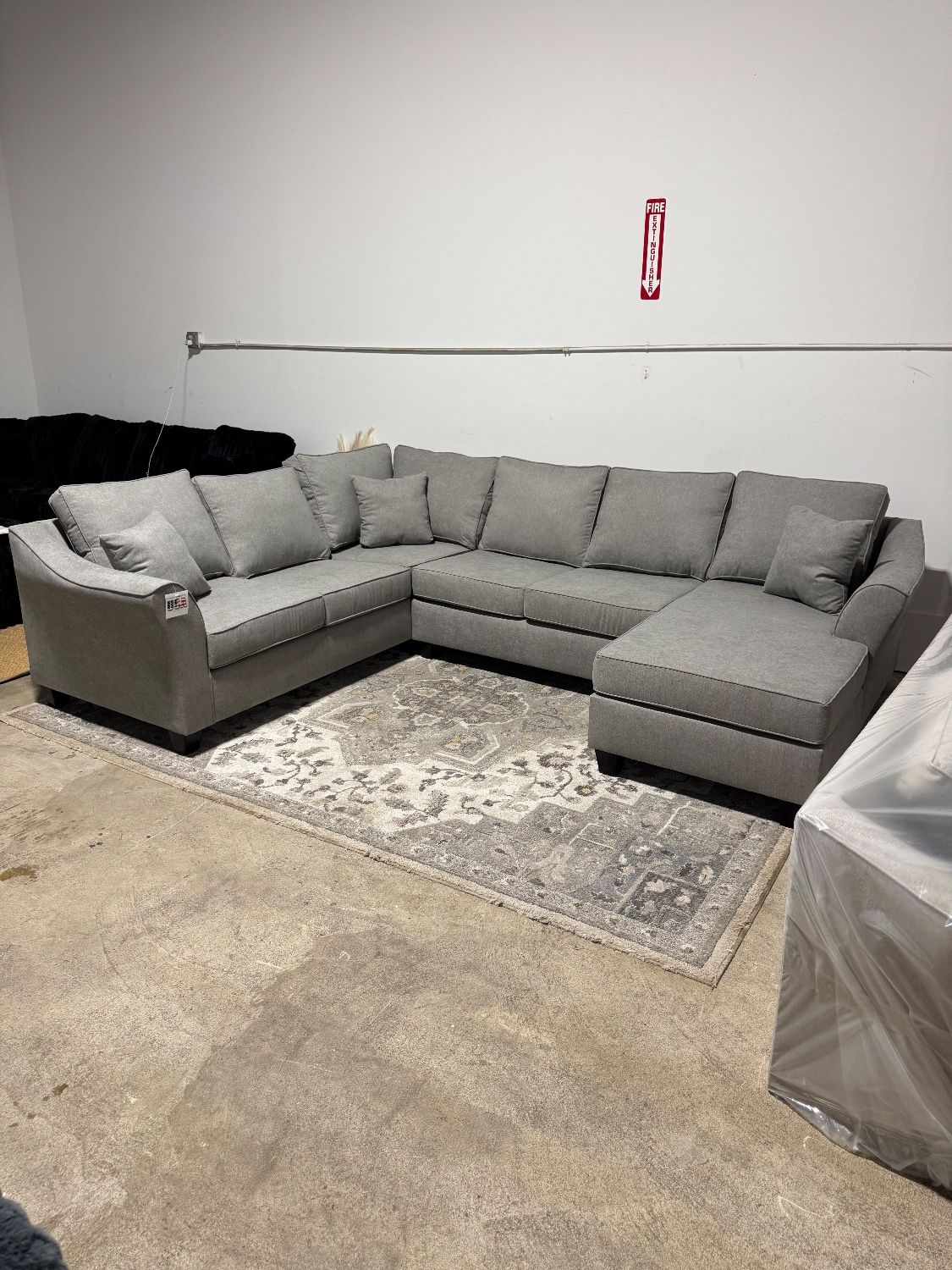 Brand New Gray U shaped Sectional Sofa 🚛 Same Day Delivery