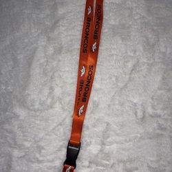 Broncos lanyard