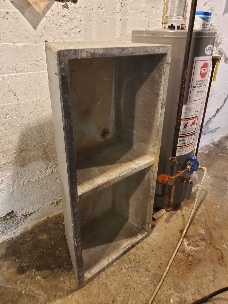 Double Cement Sink