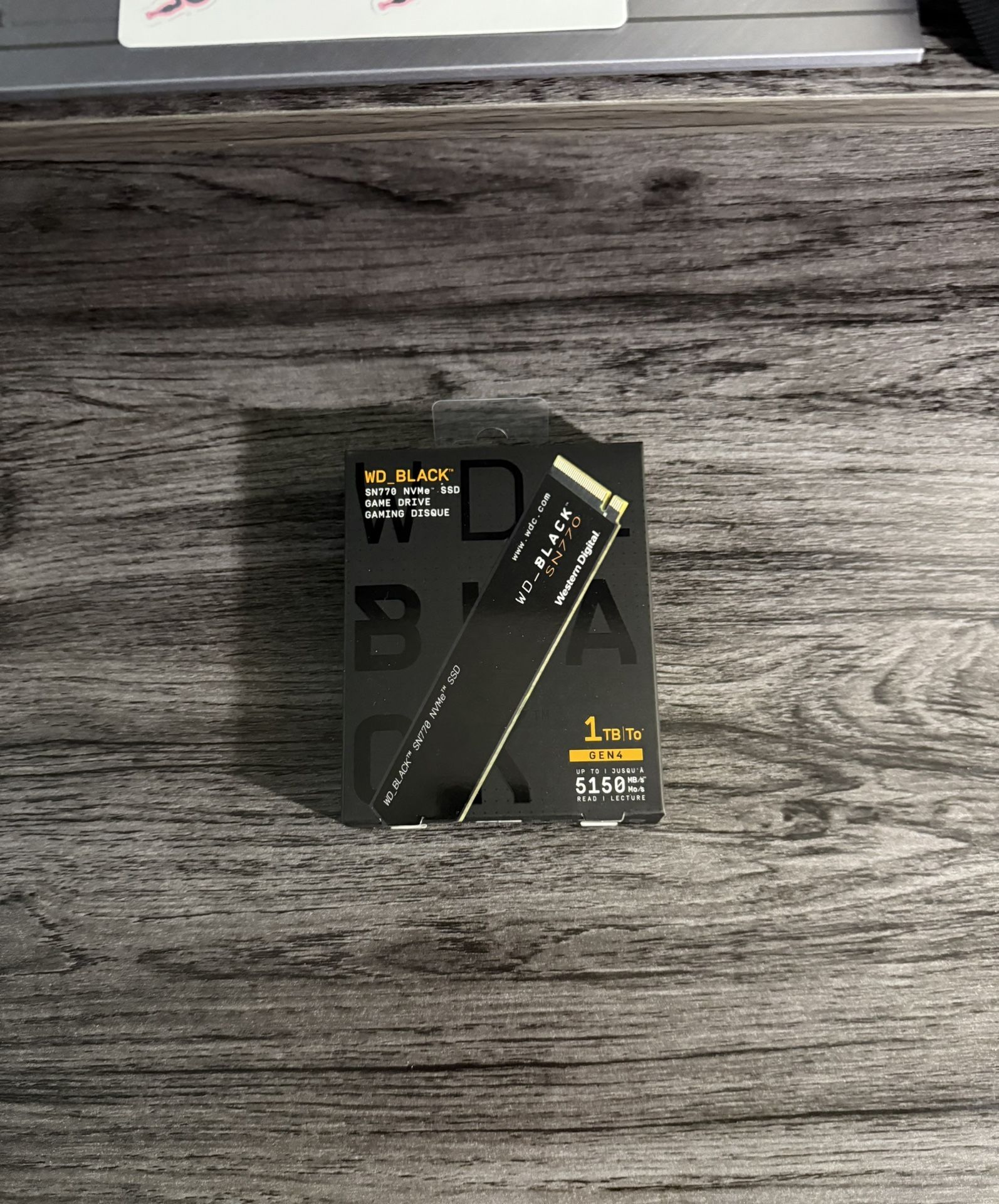 WD Black 1 TB SSD
