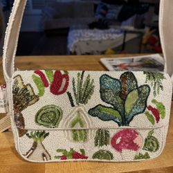 Viral Veggie Beaded Bag 
