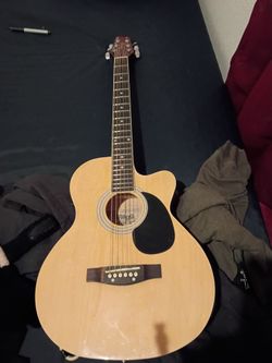 Stagg Acoustic Cutaway Guitar w/built in electric tuner on side