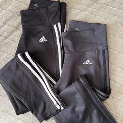 2 Adidas & 1 Nike legging 