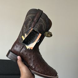 Ostrich boots