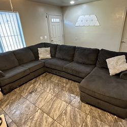 Large Half U Shape Couch 12x7feet