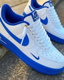 Af1s Crip BLUE,COCAINE WHITE 