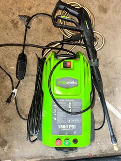 Green works power washer 1500 psi