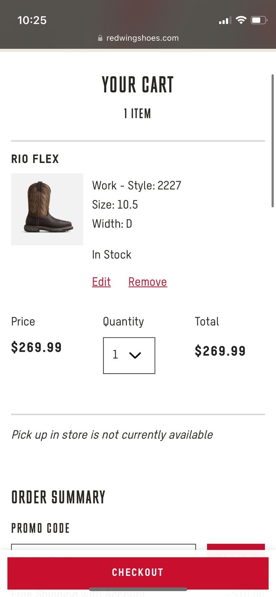 Brand New Red Wing Boots.