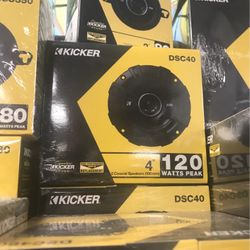 Kicker 4 Inch Speakers On Sale For 49.99