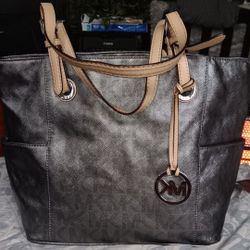Michael Kors Metallic Silver Handbag
