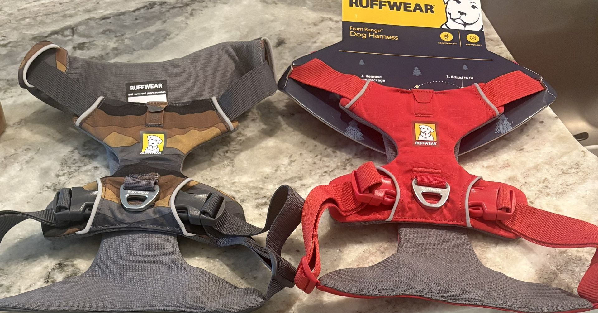 Ruffwear Medium dog harnesses
