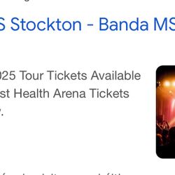Gente Que Viva En Stockton California Estoy Regalando Dos Tickets Para Banda Ms  Gratis!!!!!!! 